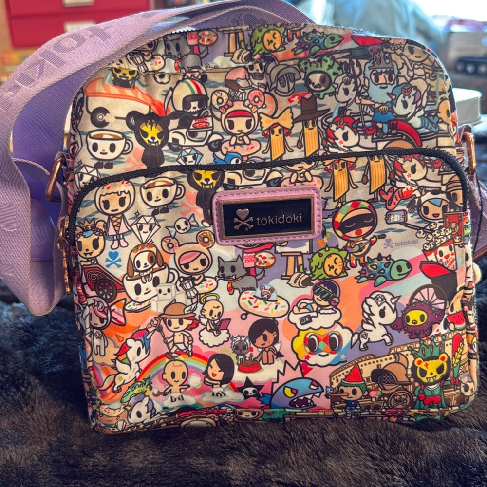 Tokidoki Roma Print Crossbody Bag. Like New.